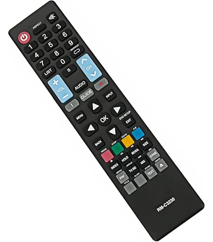 Telecomando Universale Compatibile Per TV HKC Modelli 40F1FHD-T2-EU, 32C9A, 43F6, 24C2NB, 16M4, 32C1NHD-T2, Pre-programmato, Pronto All'Uso