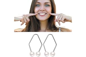 HEYZEIBO Grübchen Macher 2 Stück Natürlich Grübchen Macher Wangen, Grübchen Macher Perlen Grübchen Trainer Für Damen Und Mädchen, Dimple Maker