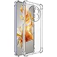 EMODIL Huawei Mate 50 Pro Case Cover Clear Back Air Cushion Soft Silicone Shockproof Anti-Scratch Protective Bumper Shell Corner for Huawei Mate 50 Pro ®