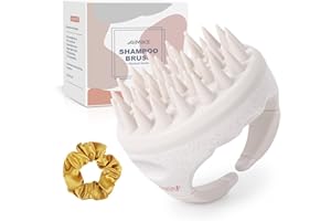 ‎AIMIKE AIMIKE Kopfhaut Massagebürste [Weizenstroh & Silikon], Umweltfreundlich Kopfhaut Peeling Haarmassagebürsten für Kopfmassage & Haarwachstum, Reduziert Schuppen, Scalp Massager für Nass & Trocken Haar