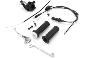 TBEST Pw50 2020 Accélérateur, Boîtier D'accélérateur Pw50, Pw 50 Pièces Câble de Poignée D'accélérateur Levier de Frein Kit de Commutateur D'allumage adapté pour Yzinger 50/Peewee Pw50