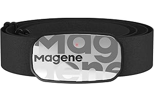 Magene H603 Monitor de frecuencia cardíaca Correa para el Pecho HRM Fitness Tracker IP67 Soporte Impermeable Bluetooth 4.2 y 
