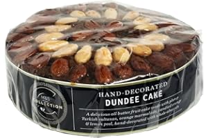 GENERIC M&S Collection Hand-Decorated Dundee Cake, 815g, All Butter Fruit Cake with Turkish Sultanas and Almonds
