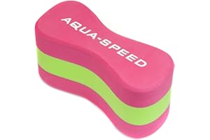 Aqua Speed Pull Buoy Aide à la flottabilité | Design incurvé | 3 Couches | entraînement à la Natation | Mousse EVA