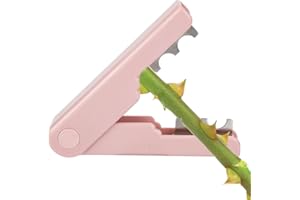 lasuroa Narzędzie Usuwania Kolców Róż, Różowy Usuwacz Kolców Łodyg Róż Szybka Obcinarka Łodyg Liści do Ogrodowych Akcesoriów Florystycznych