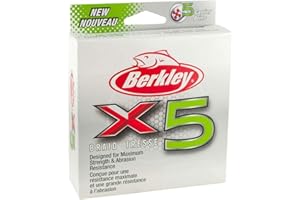 Berkley X5 Braided Fishing Line - Strong 5 Strand Braid Line for Saltwater and Freshwater Fishing