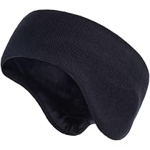 Fleece Ohrenwärmer Kopfband – Für Winter, Sport, Yoga, Skifahren – Elastisch & Weich