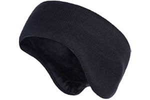 Mulor Diadema de Forro Polar Hombre Mujere con Orejeras Calentadores de Orejas para Invierno Ciclismo Running Senderismo Fitness