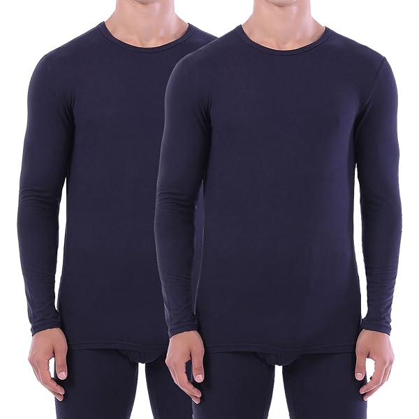 LANBAOSI Lot De 2 Caleçons Longs Thermiques Homme - Ultra Doux, Chauds Et Confortables Pour Hiver