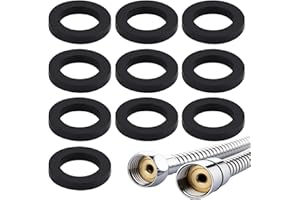 CWPFVQA Lot de 10 joints en caoutchouc pour tuyau de douche, accessoires de tuyau de douche