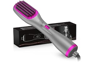 APOKE 3 in 1 Hair Dryer Brush Professional 1200W Powerful 3 Heat/2 Speed Settings One Step Hair Dryer and Styler for All Hair Types