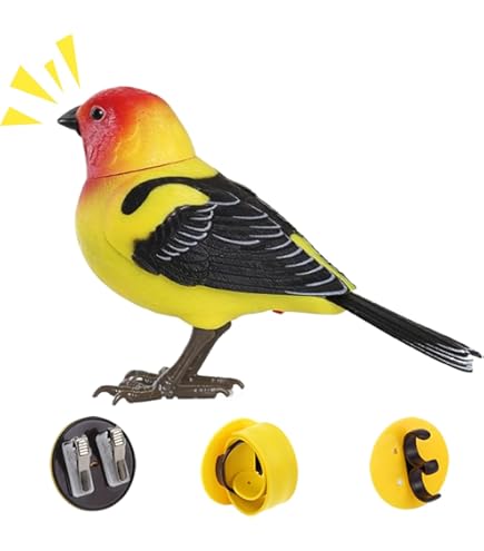 Giocattolo Elettronico Bambini FOMIYES Uccellino Cinguettante Giocattolo - Gabbia Con Controllo Vocale Per Bambini E Animali Domestici Gabbia Uccello Cinguettante Controllo Vocale Bambini