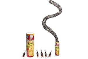 MAKFORT Potato Chip Snake Can Snake Joke Toys Funny Spring Snake Can Jumping Snake for Prank Props as April Fool's Day Gift or Party Decoration