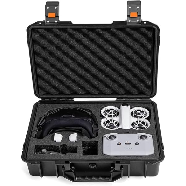 Sac de Voyage Portable pour DJI Neo, Drone Neo RC-N3 Valise, sac de rangement triable en cuir PU pour DJI Neo Fly plus drone combo et RC-N3/RC-N2 Contrôle, pour Rangement Drone