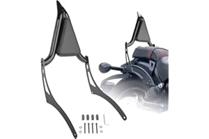 AFERRIZU Rear Passenger Sissy Bar for Indian Scout Bobber 2018-2023 Detachable Motorcycle Backrest Pad Accessories (Black)