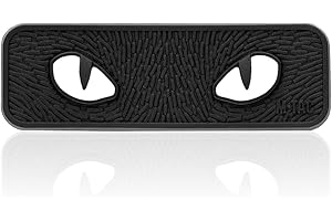 M-Tac Patch Morale Occhi di Gatto - Patch Tattico - Chiudi Gancio (Nero)