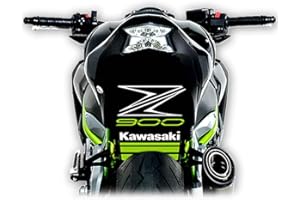 M DESIGNS MOTORSPORT Sticker 3M Z-Street EVO Kawasaki z900/z900E (Dark Red)