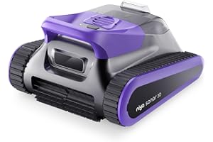 Niya Sonar 30 par Les créateurs de Dolphin, Offre jusqu'à 2h de Nettoyage sans Fil, Couverture complète de la Piscine grâce à sa Navigation Intelligente Sonar, par à Toutes Les Piscines jusqu'à 10m