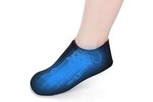 HELTHRELIFE Calcetines de hielo, envoltura de hielo para pies para lesiones para mujeres y hombres, calcetines de terapia de frío y calor de gel reutilizables 1 Pack