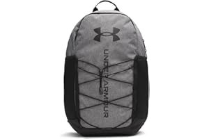 Under Armour Hombre Mochila Hustle Sport 6.0 De 26 L, Black/Metallic Black