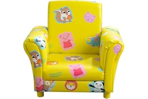 PWTJ Kid Sofa Chair,PVC Leather Single Kid Armchair for Kid Bedroom Using