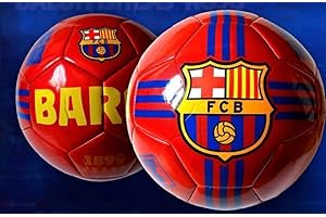 JYC CREATIVE Balón de Fútbol Oficial del Barcelona, Pelota para Jugar al Fútbol, Regalos Ideales para Aficionados, Regalo para Niños, Chicos y Adultos, Soccer Ball,
