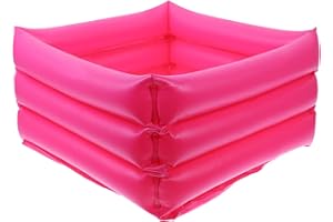 Healeved Bain de pieds gonflable pliable pour tremper les pieds, baignoire portable pour le lavage des pieds pour voyage, maison, spa, camping (couleur aléatoire)