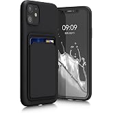 CONSTRAIN - iPhone 11 ile uyumlu İphone Kılıf Kamera Ve K&ouml;şe Korumalı Kartlıklı C&uuml;zdanlı Yumuşak Renkli Silikon Kapak i&ccedil;i Kad