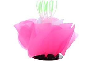 VOCOSTE Aquarium Simulation Corail Aquatique Fleur, Silicone Décoration Rose