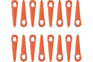 MULTIM 100 Stück Rasentrimmer Ersatzmesser für Stihl, kompatibel mit Stihl PolyCut 2-2 Polycut 3-2 Rasentrimmer FSA 45/FSA 57/FSE 52, Kunststoffmesser zubehör für Akku Rasentrimmer Stihl (100 Stück)