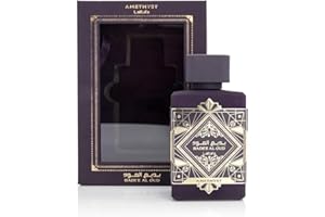 LATTAFA BUSINESS SQUARE BS Eau de Parfum Badee al Oud Amethyst 100 ml für Männer und Frauen. Ein orientalischer Duft aus Dubai mit den Noten Arabisch, Birne, türkische Rose, Jasmin, Vanille, Amber