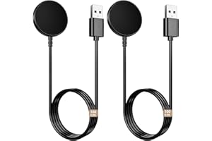 AUTALLGEE 2er-Pack Ladegerät für Samsung Galaxy Watch 8/8 Classic/Ultra/7/6/6 Classic/5/5 Pro/4/4 Classic/3/Active/FE magnetisches smartwatch ladekabel 1M-USB A