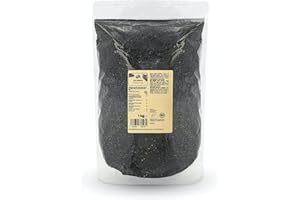 KoRo - Sésame noir bio 1,5 kg - Super aliment riche en nutriments et au goût de noisette - Riche en protéines