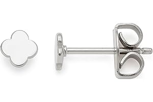 JEWELS BY LEONARDO Ciao Janna Stud Earrings 1 Pair • Delicate Ear Jewellery Made of Silver-Coloured Stainless Steel • Adhesive Leaf Ornaments • Perfect for Ear Stacking • Jewellery Gift for Women