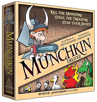 Munchkin - 332182 - Jeu De Cartes - Deluxe [Anglais]