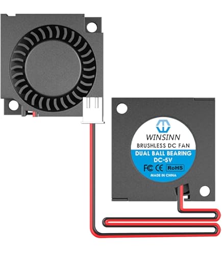 Fan Ventilateur 12V DC 0,38W 40x40x20mm 9,3m³/h 4500U/Min 9,3m³/h Sunon