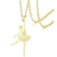 Turner-Anhänger-Halskette – Edelstahl Mit Herz-Charm, Perfekt Für Turnerinnen & Sport-Fans