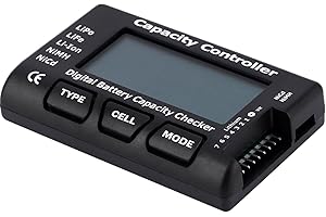 ONOGAL Tester digitale Capacità di carico e tensione della batteria LIPO LIFE NIMH 4534