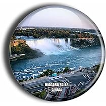 Cascate del Niagara - Magnete da frigorifero design collage Canada