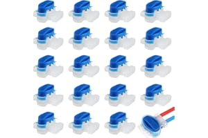 GeeRic 20 Piezas Conector de Cables, Conectores Bloques de Terminales Rellenas de Gel para Extender o Reparar Cable periférico de cortacesped robótico
