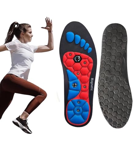 JUKOTA Semelles Magnétiques,Semelles Orthopédiques Hommes Et Femmes Semelles Chaussures Confort Pour Soulager Hammerdex Marteau De Sécurité (Noir-M(35-39