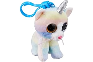 TY Beanie Boo's Clip - Porte-clés Chat Heather - 7 CM