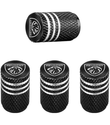 Lot De 4 Bouchons De Valve De Pneu De Voiture Pour Peugeot GTI 206 207