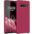 kwmobile Case Compatible with Samsung Galaxy S10 Case - TPU Silicone Phone Cover with Soft Finish - Fuchsia Matte