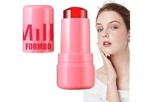 Eoixuqba Jelly Blush Stick, Rubor De Gelatina De Leche, 3g Water Jelly Tint Stick, Cooling Water Jelly Tint Milk, Colorete Barra Gelatina Leche, Jelly Blush, Rubor En Barra Jelly