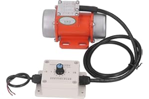 Sorandy 30W 4000U/min DC 12V/24V Betonrüttler Vibrationsmotor, IP65 Wasserdicht 50Hz Bürstenlos Elektrischer Rüttelmotor mit Drehzahlregler für Rütteltisch, Vibrationsrinne, Vibrationssieb(#2)