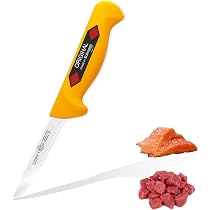 EIKASO Stechmesser Rot 23 Cm - Solinger Profi-Metzgermesser Aus Molybdänstahl 1.4116, Handgeschliffen
