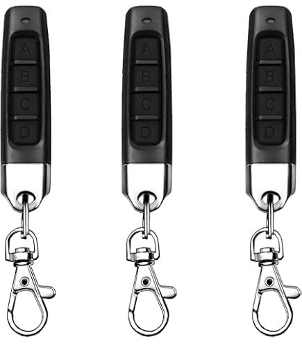 5Pcs Garage Remote Control Universal 433MHz Keychain Gate Opener Compatible with Automatic Garage Doors Barn Doors Warehouse Gates 5Pcs Garage Remote Control Universal 433MHz Keychain Gate Opener Compatible with Automatic Garage Doors Barn Doors Warehouse Gates