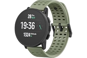 U-LIMVE Pasek do zegarka Suunto 9 Peak Pro 9 Peak / 5 Peak/Race/Vertical, 22 mm silikonowy pasek zastępczy QuickFit do Garmin Venu 3, Venu 2, Vivoactive 4, Forerunner 265, Forerunner 255