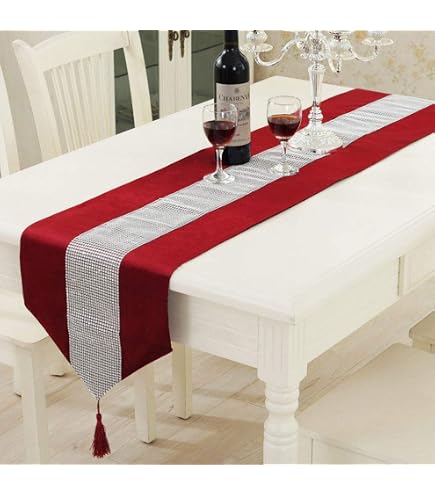 Emma Barclay ECLAT - Runner Da Tavolo Con Nappe, 33x228 Cm, In Poliestere, Eleganza Glamour Per Sala Da Pranzo